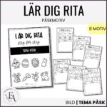 Lär dig rita steg för steg - Tema påsk