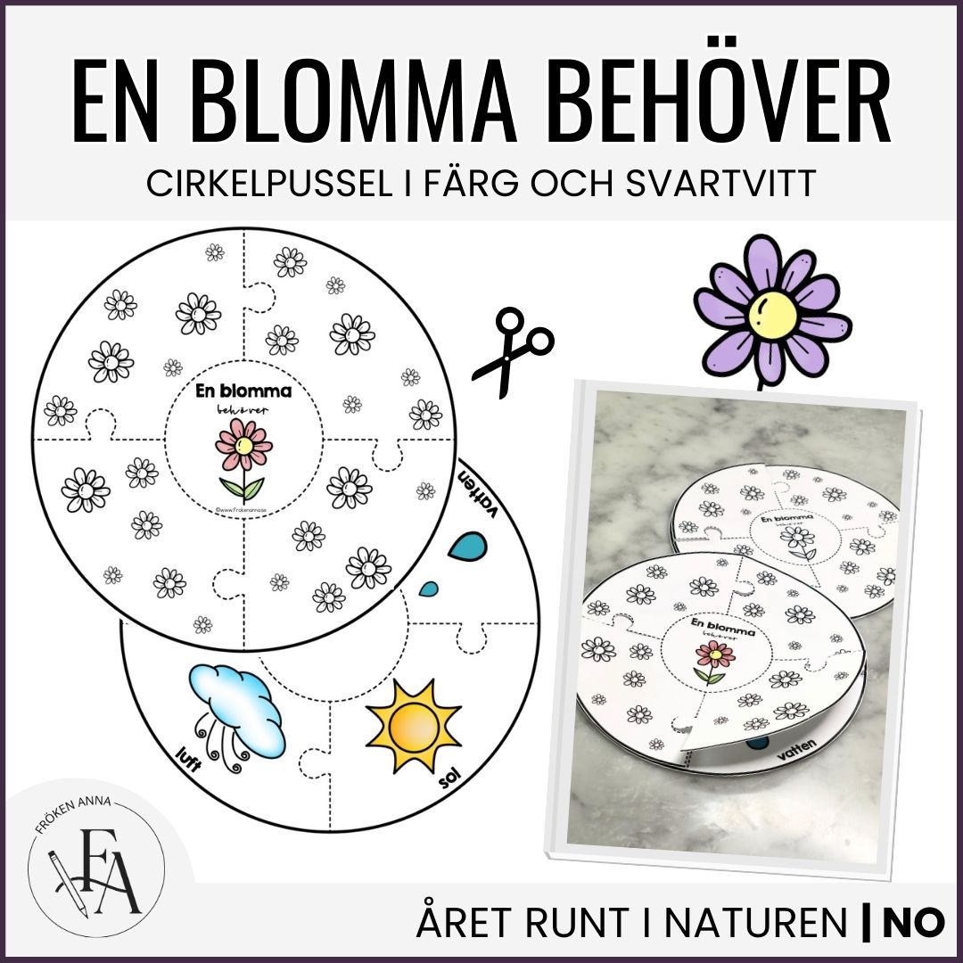 En blomma behöver ...