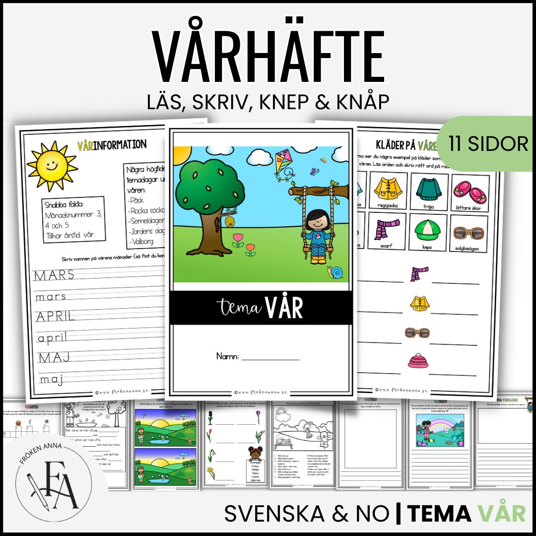 Arbetshäfte: Tema vår