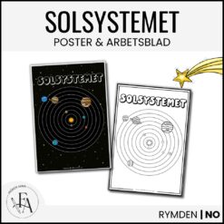 Solsystemet: Posters och arbetsplad