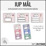 IUP-mål (etiketter)