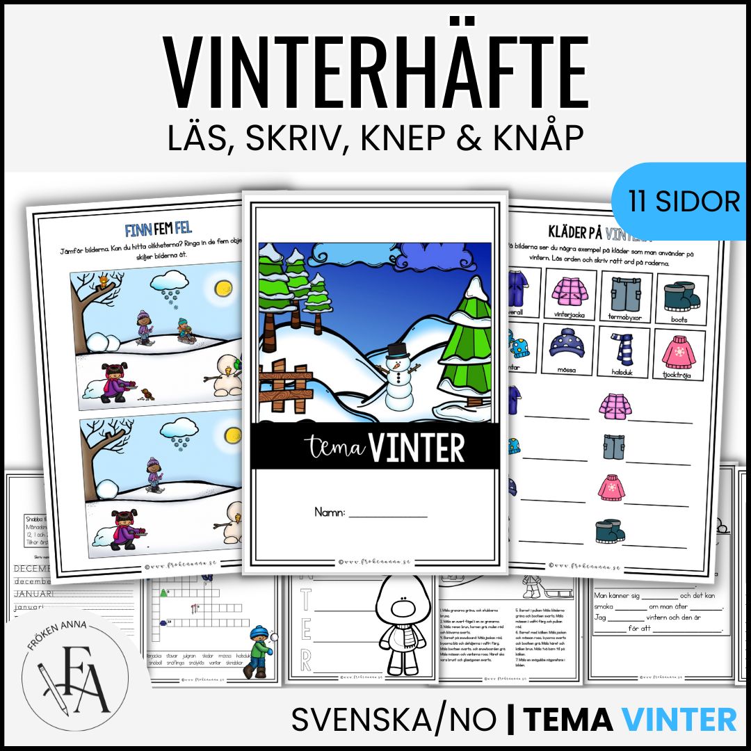 Arbetshäfte – Tema vinter