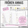 Fröken Annas bokstavsmaterial