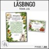 Julläsningsbingo (redigerbart)