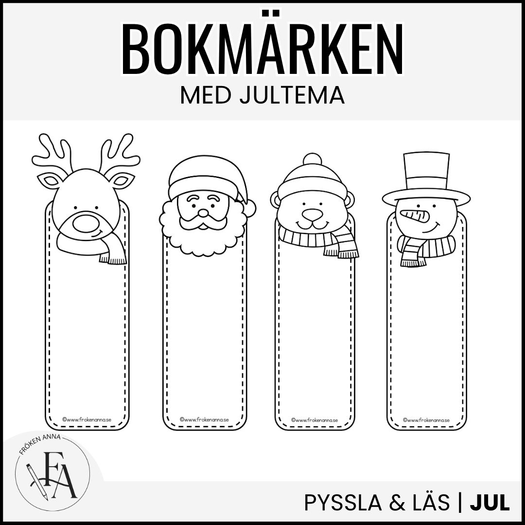 Bokmärken jul