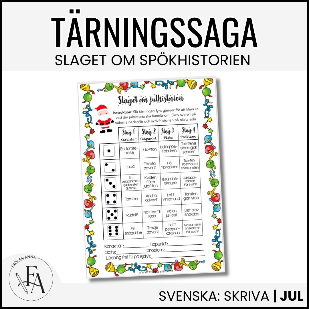Slaget om julhistorien | Tärningssaga