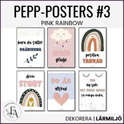 Pepp-posters #3 | Boho rainbow