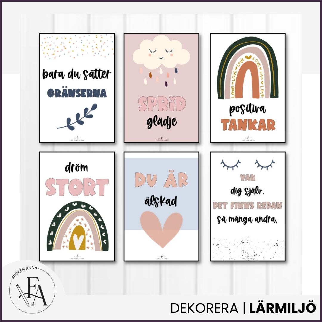 Pepp-posters #3 | Boho rainbow