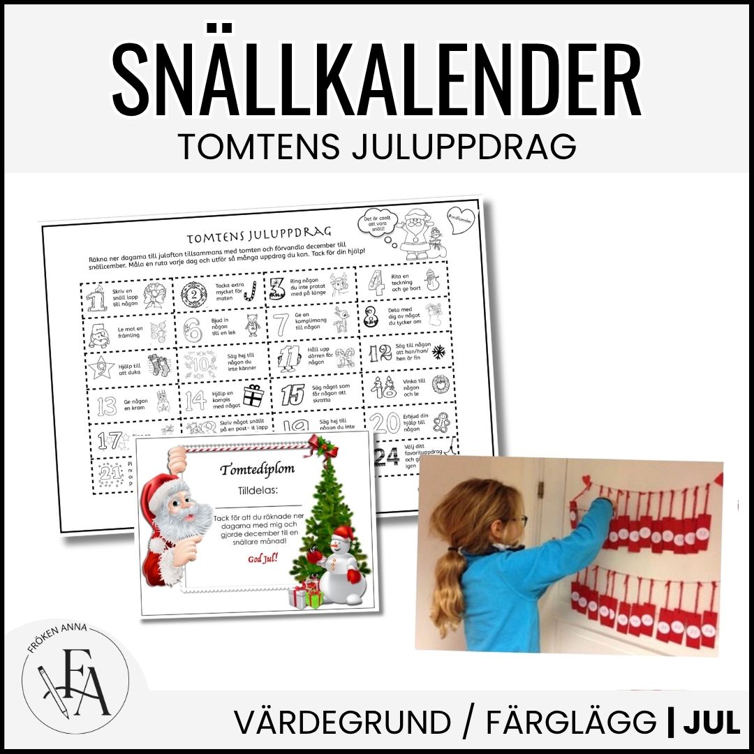 Tomtens juluppdrag | Snällkalender