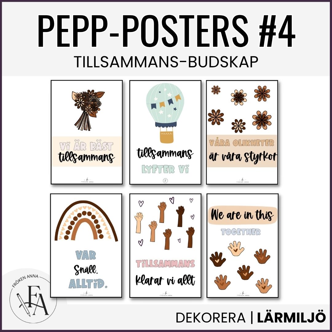 Pepp-Posters #4 | Tillsammansposters