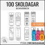 100 skoldagar - Bokmärken