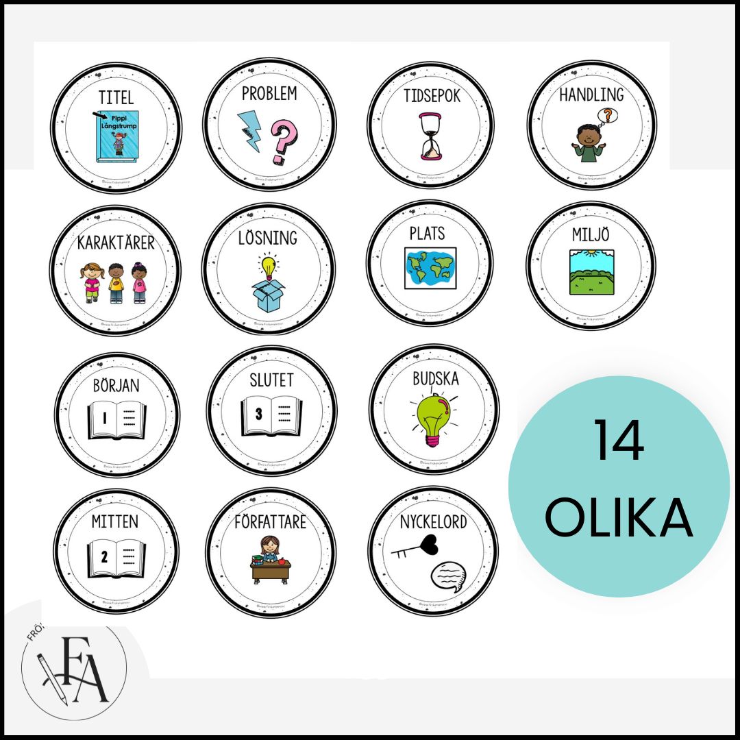 Berättelsebubblor - Stödstruktur berättelse