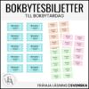 Bokbytesbiljetter | Bokbytarbiljetter till bokbytesdag