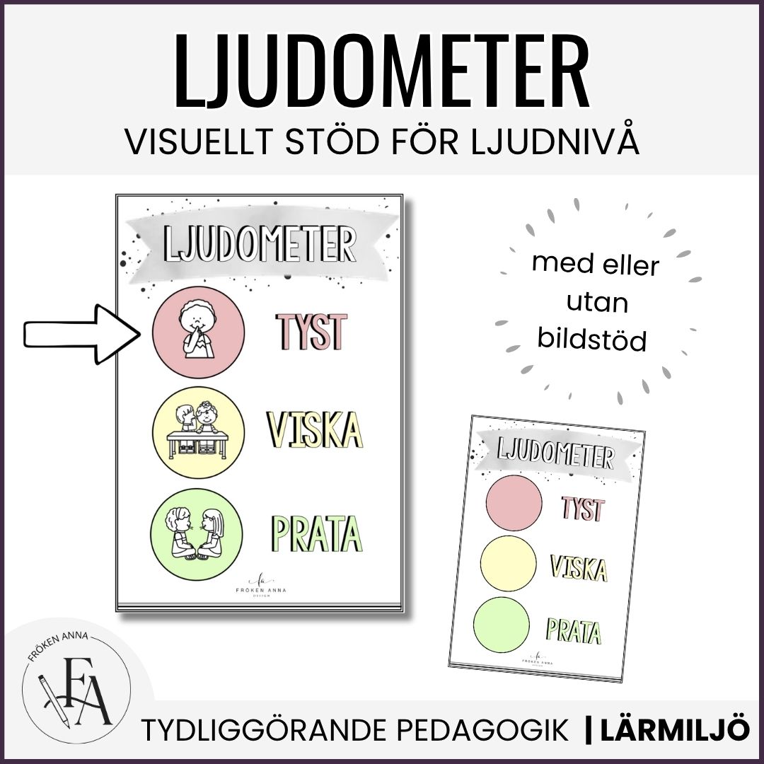 Ljudometer / Trafikljus för ljudnivå