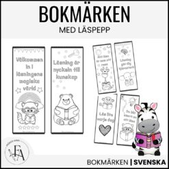 Bokmärken med läspepp
