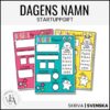 Startuppgift: Dagens namn