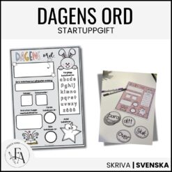 Startuppgift: Dagens ord