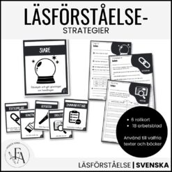 Läsförståelse / Läsförståelsestrategier och arbetsblad