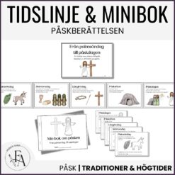 Från Palmsöndag till Påskdagen | Tidslinje och minibok om påskberättelsen