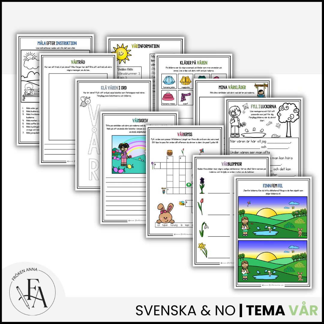 Arbetshäfte: Tema vår