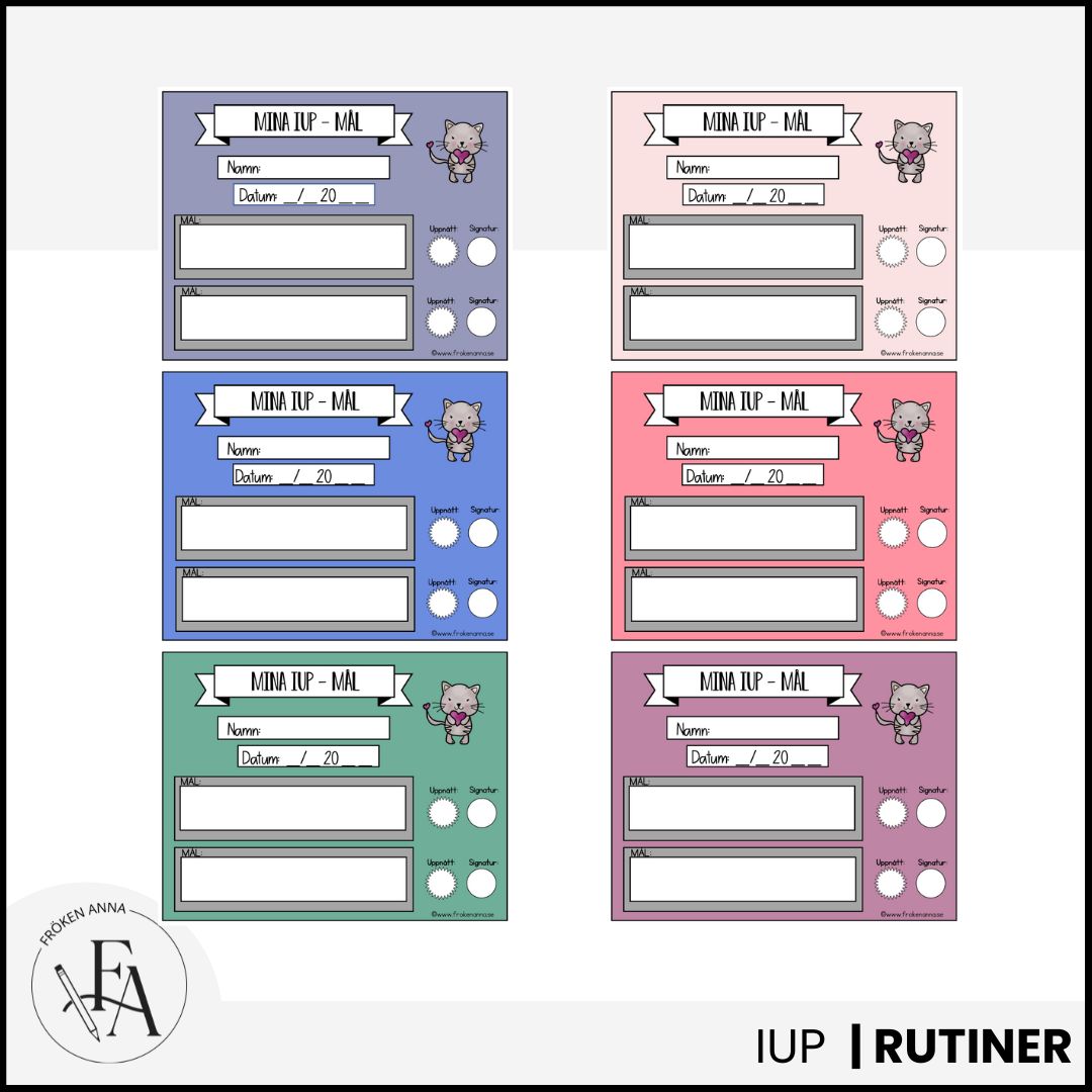 IUP-mål (etiketter)