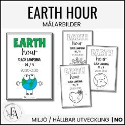 Earth Hour: Målarbilder