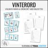 Vinterord  (Ordkunskap, välskrivning, memory, handstil)