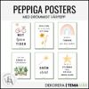 Peppiga Posters – Inspirerande väggord med vårtema