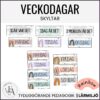 Veckodagsskyltar
