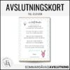 Avslutningskort till elever