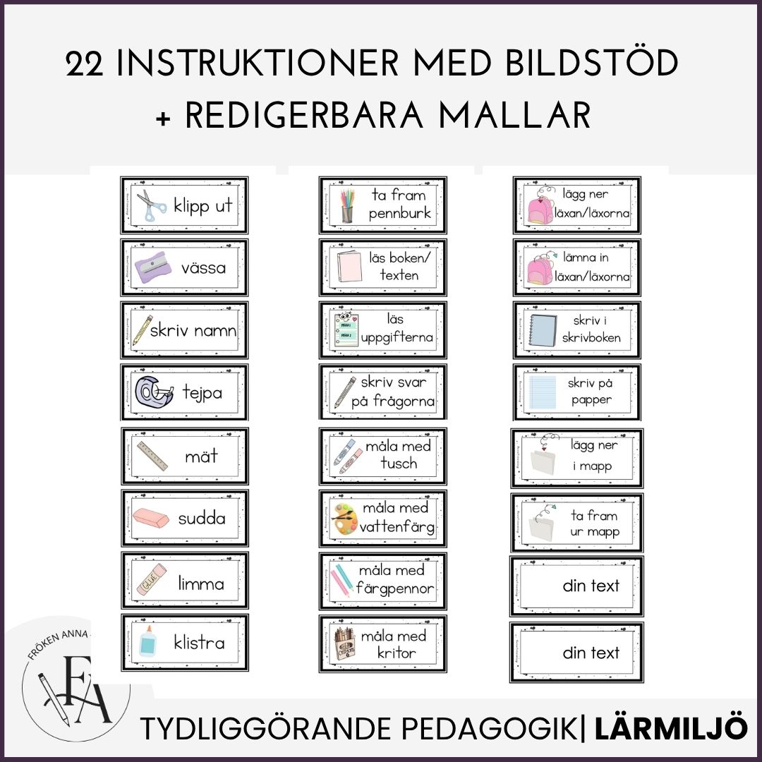 Tavelinstruktion (neutral)