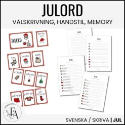 Julord (Ordkunskap, välskrivning, memory, handstil)