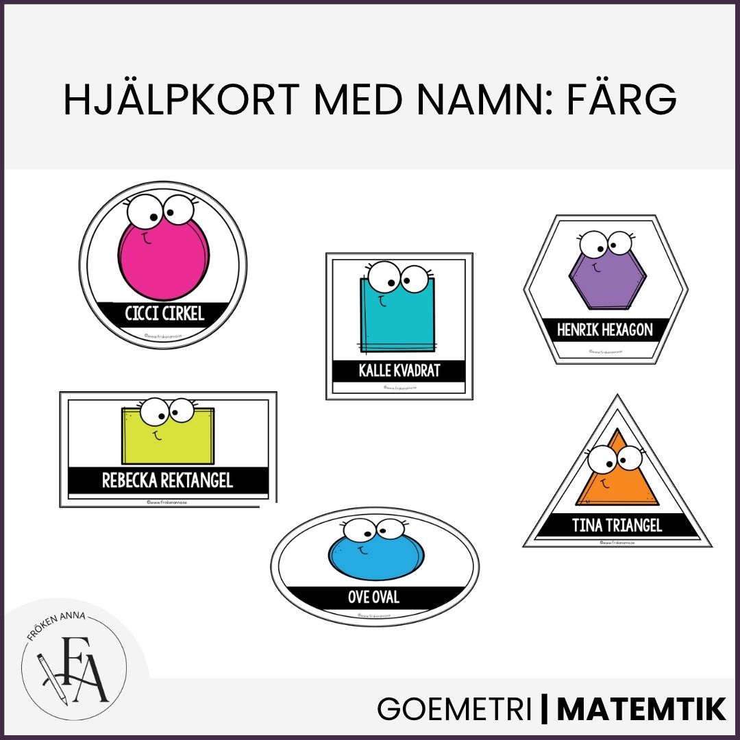 Formhjälparna | Arbetsblad och hjälpkort