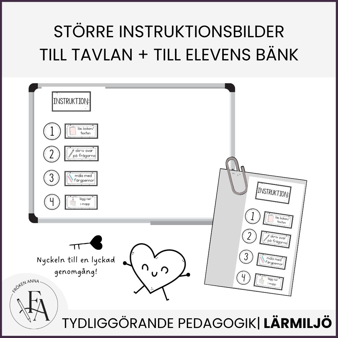 Tavelinstruktion (neutral)