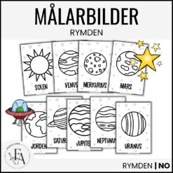 Målarbilder – Solsystemet