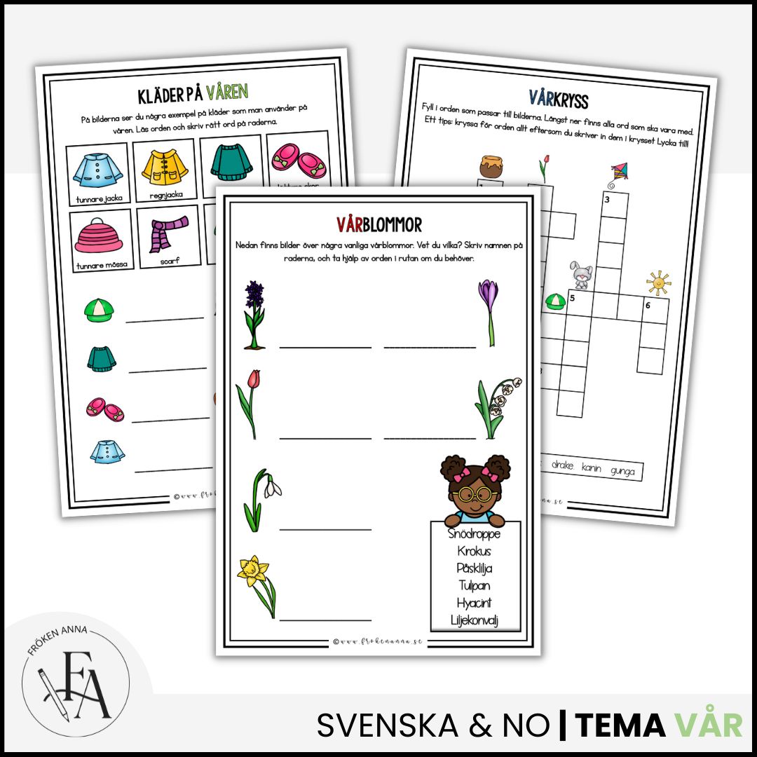 Arbetshäfte: Tema vår