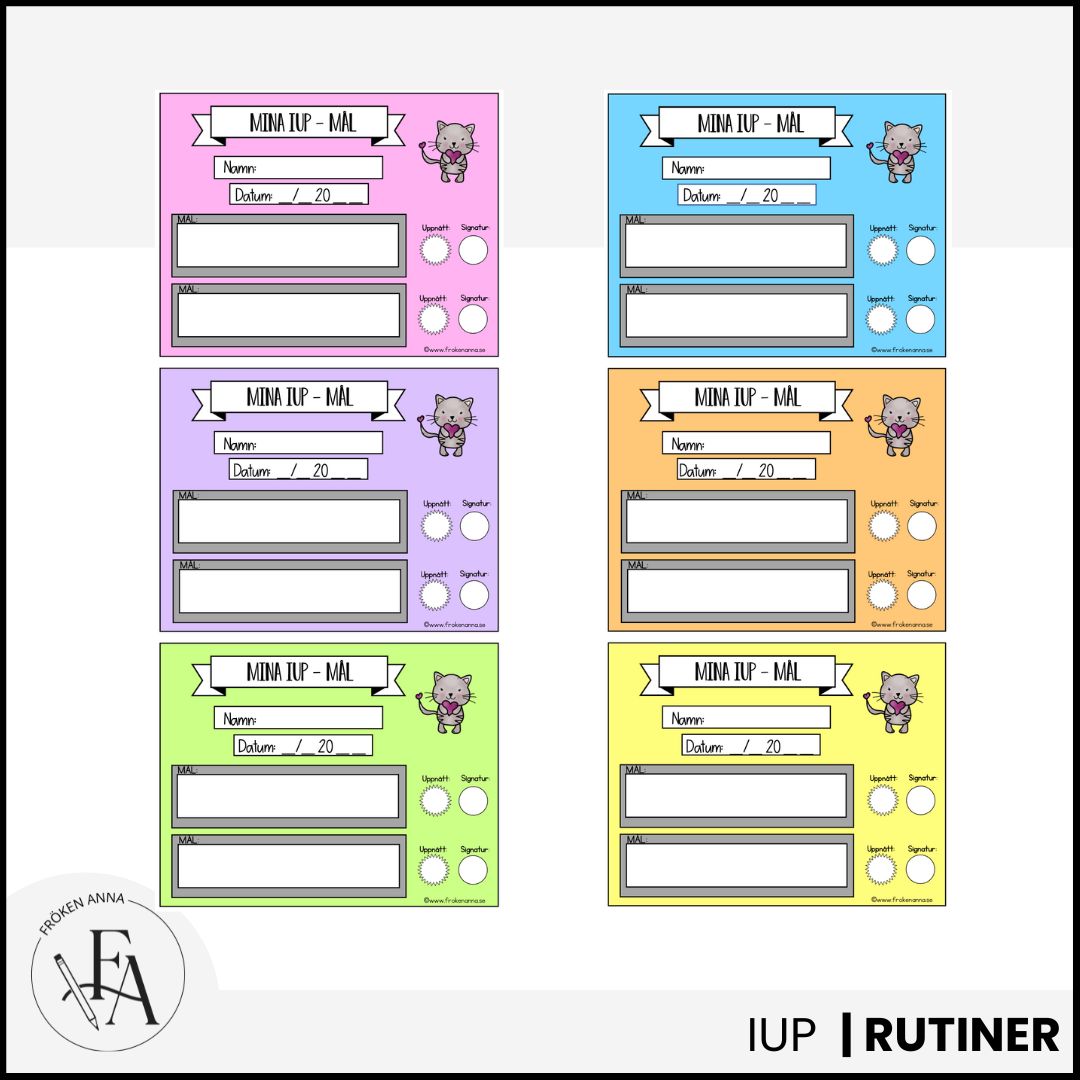 IUP-mål (etiketter)
