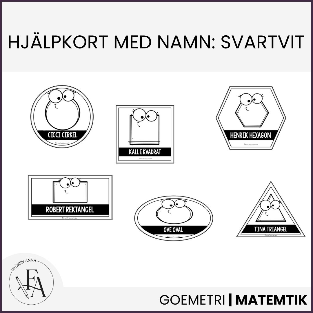 Formhjälparna | Arbetsblad och hjälpkort