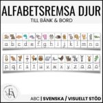 Alfabetsremsa djur