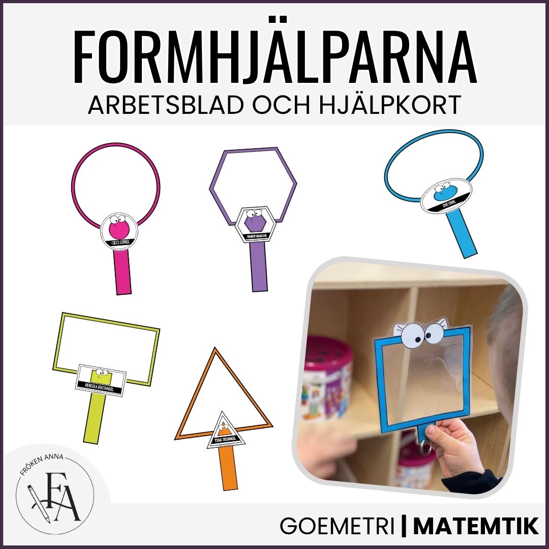 Formhjälpare som formsökare med förstoringsglas