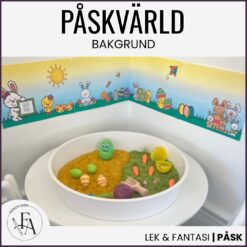 Påskbakgrund till påskvärld