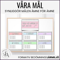 Målskyltar: Synliggör kunskapskraven