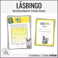 Påskbingo / Bingo / Läsbingo påsk