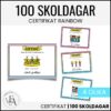 Certifikat 100 skoldagar | Rainbow