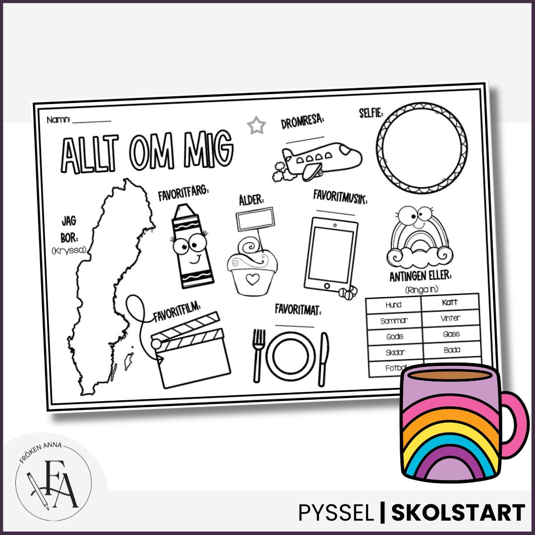 Pysselblad: Allt om mig