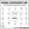 Schemabilder (runda)