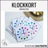Hjälpkort klockan (analog)