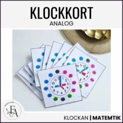 Hjälpkort klockan (analog)