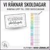 Räkna skoldagar - upp till 200 dagar