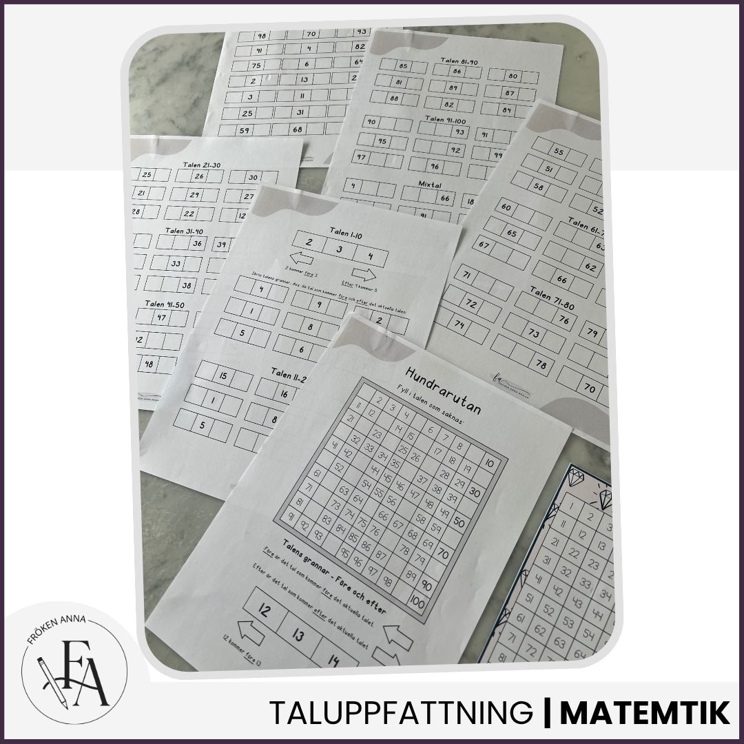 Hundrarutan och talens grannar